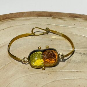 Unique Glass Bracelet by Gamze Haberal