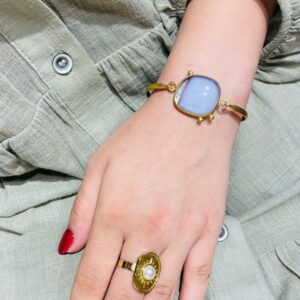 Unique Handmade Glass Fusion Bracelet