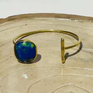 blue world Handmade Glass Bracelet